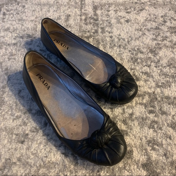 Prada Knot Flats- Authentic - Picture 2 of 9